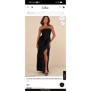 love in your eyes black knotted mermaid maxi dress Love In Your Eyes Black Knotted Mermaid Maxi Dress